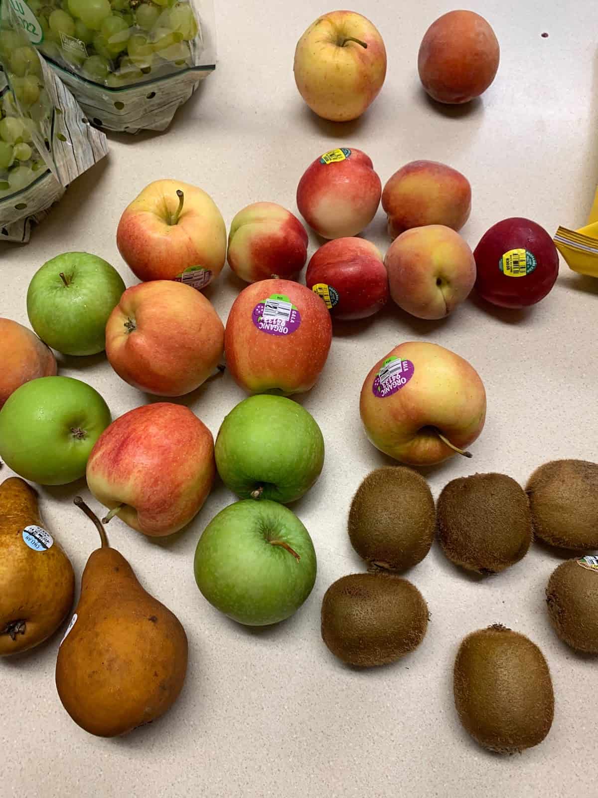 We couldn't find anything even cosmetically wrong with the peaches we received.