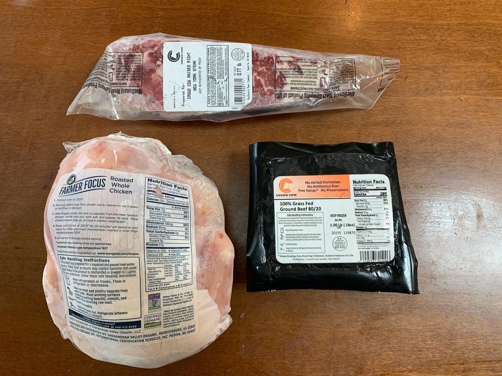 Crowd Cow meat bundle