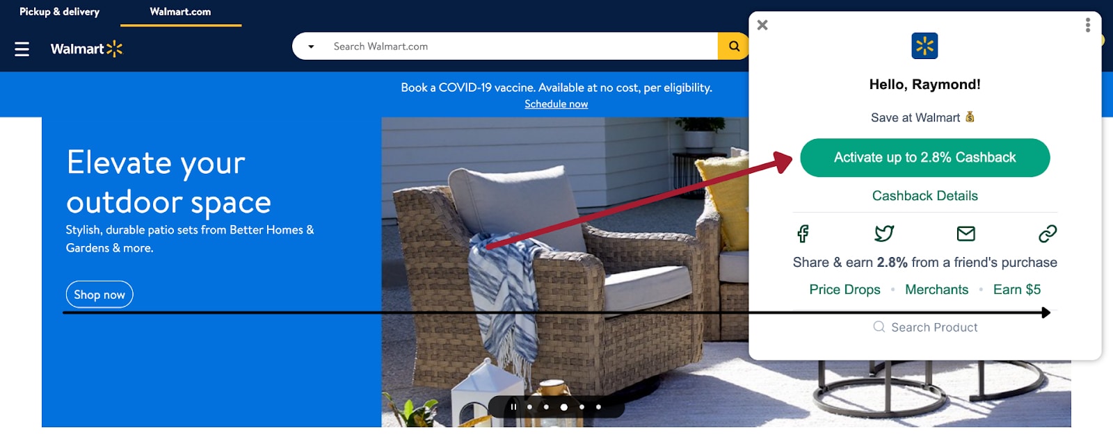 Capital One Shopping Walmart