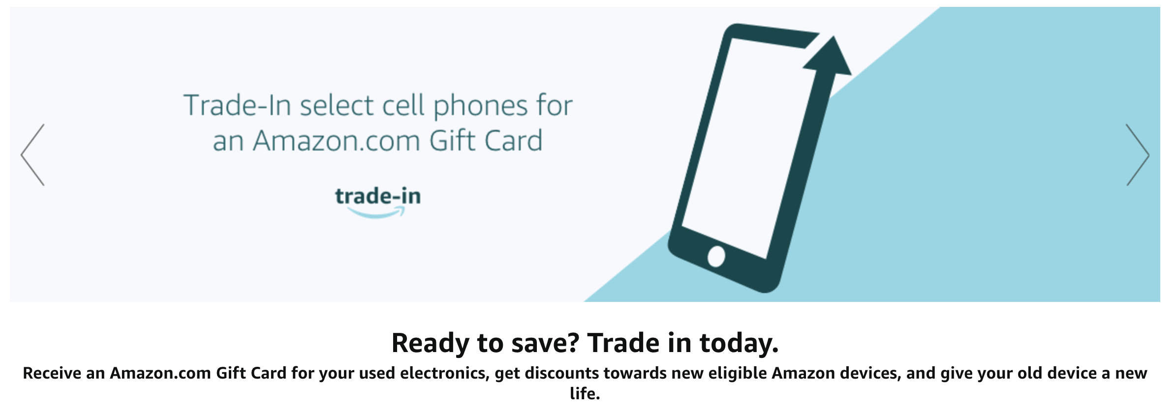 Amazon Trade In program