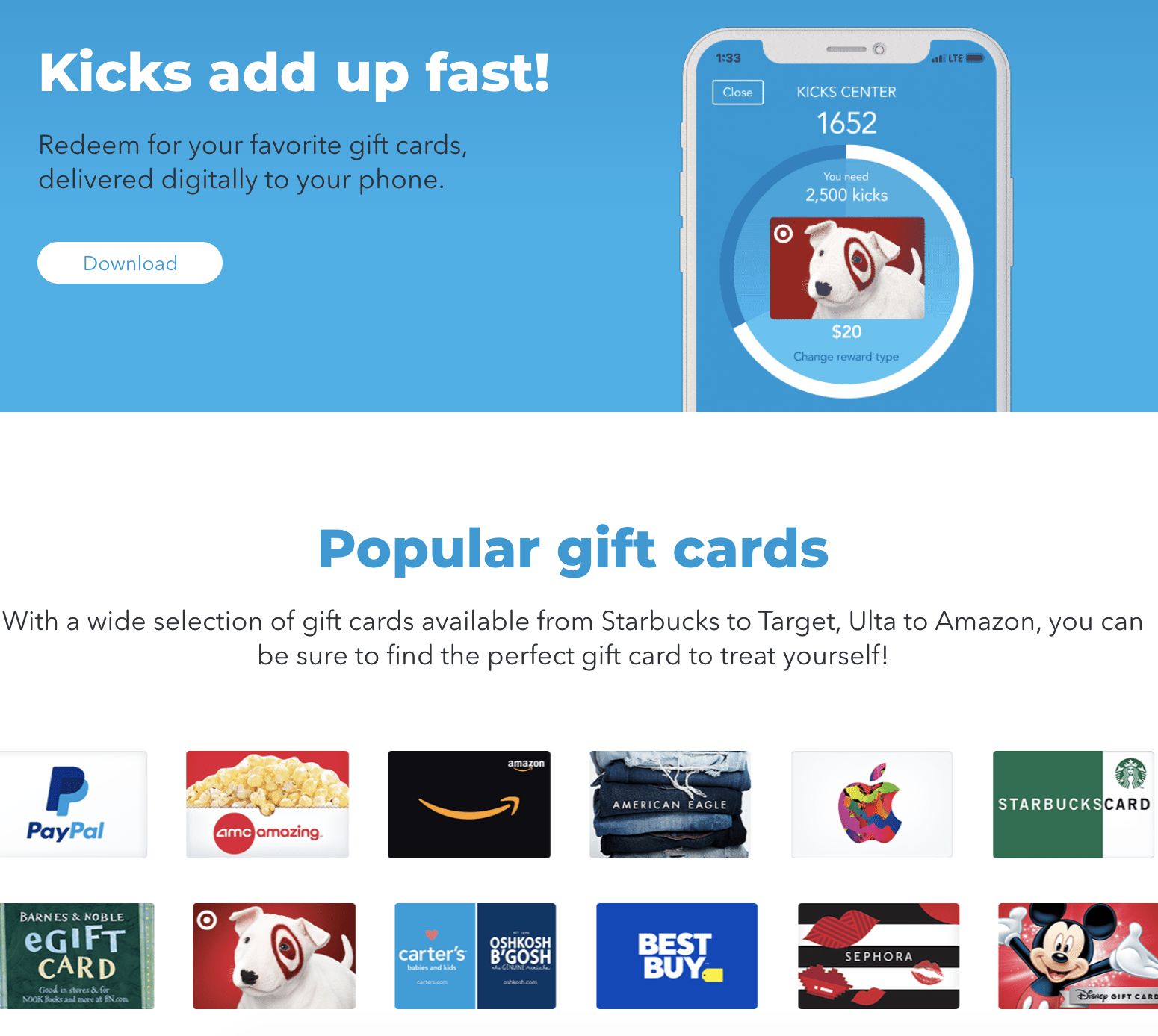 Shopkick Homepage