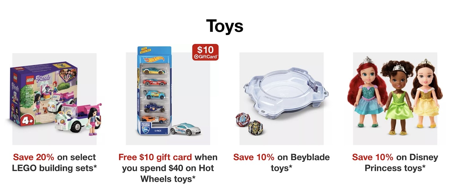 Example of a Target free gift card promotion