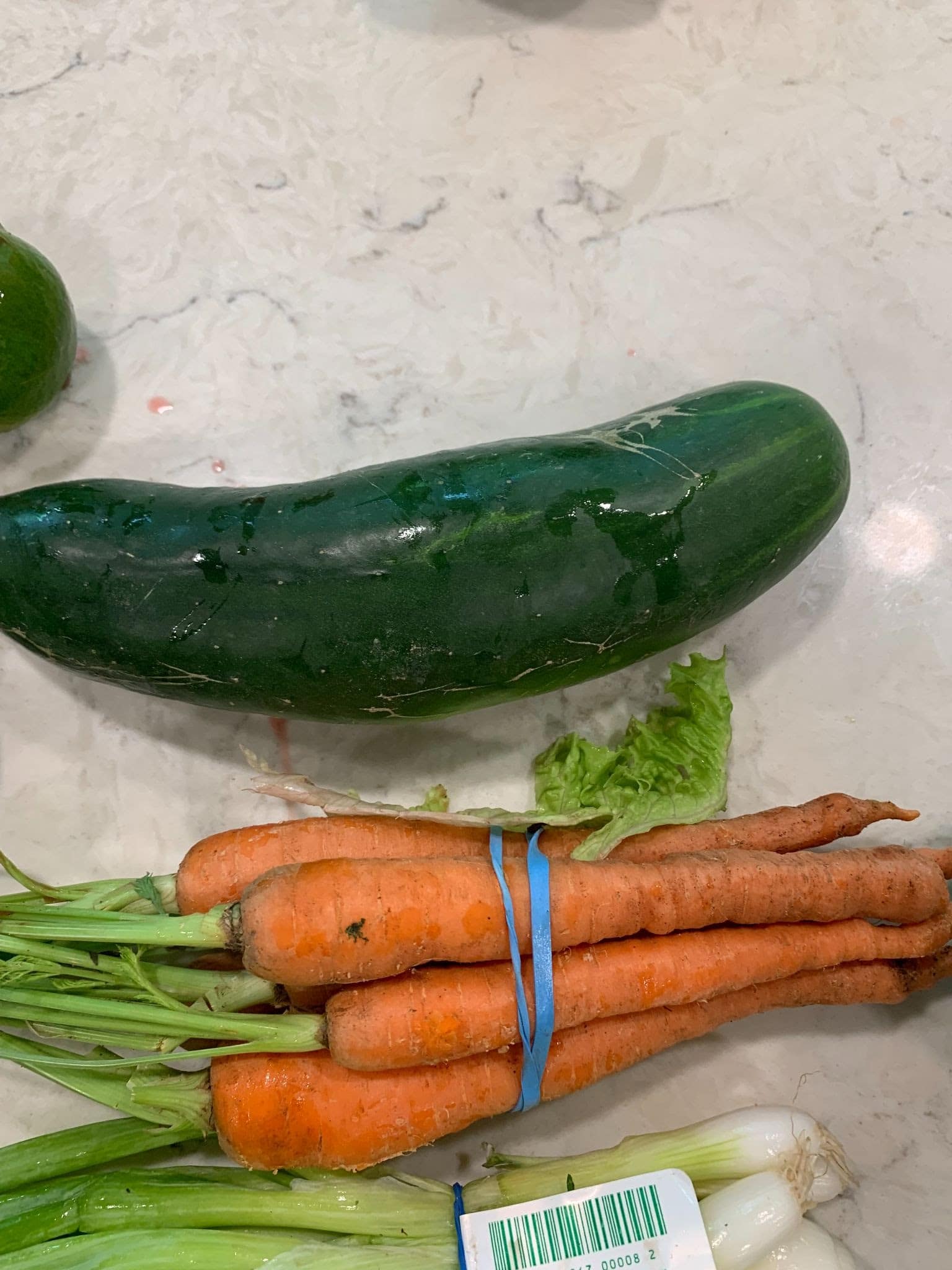 Example photo showing produce received from Misfits Market