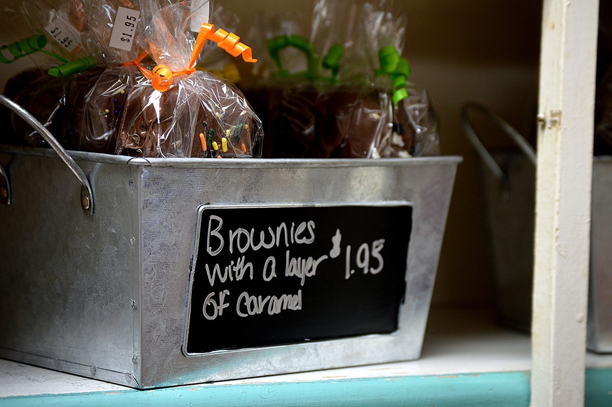 Brownies for sale.