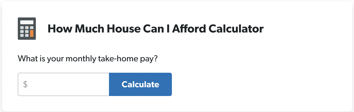 Ramsey has the simplest affordability calculator you'll find.