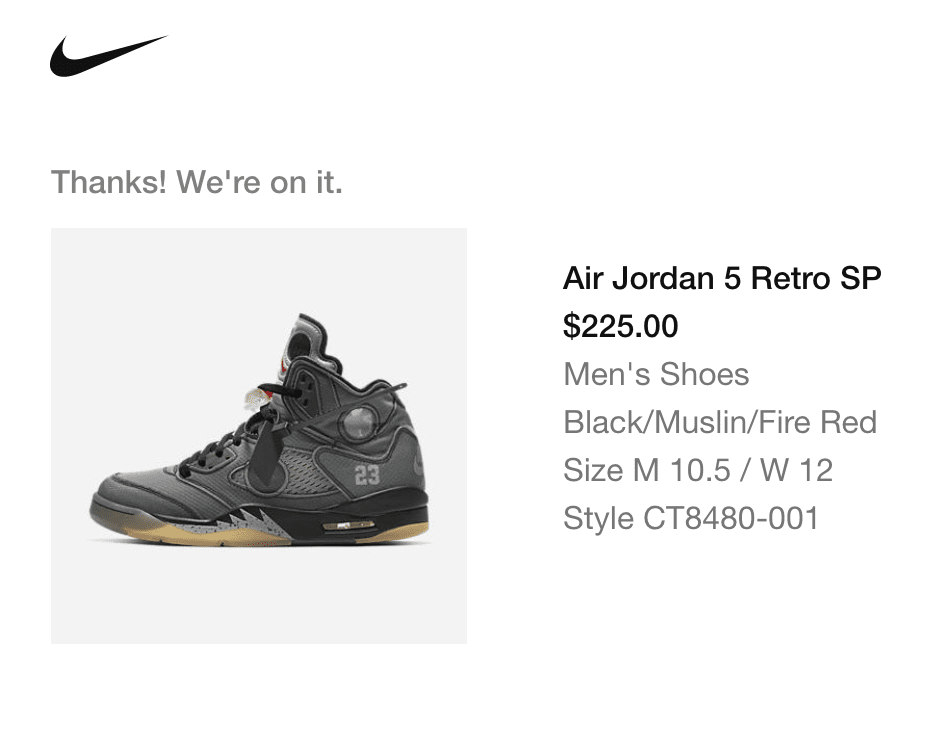 Nike SNKRS rare shoes.