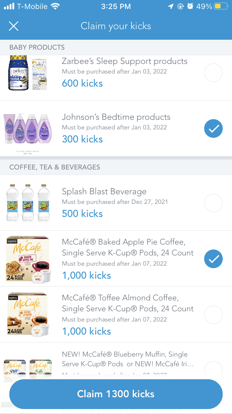 Shopkick how to claim your kicks