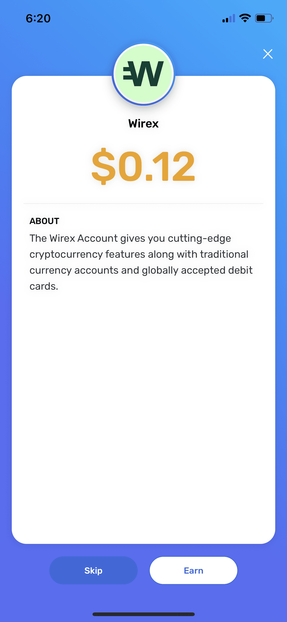 ATM App brand matching offer.