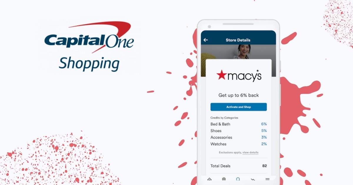 Example of Capital One Shopping