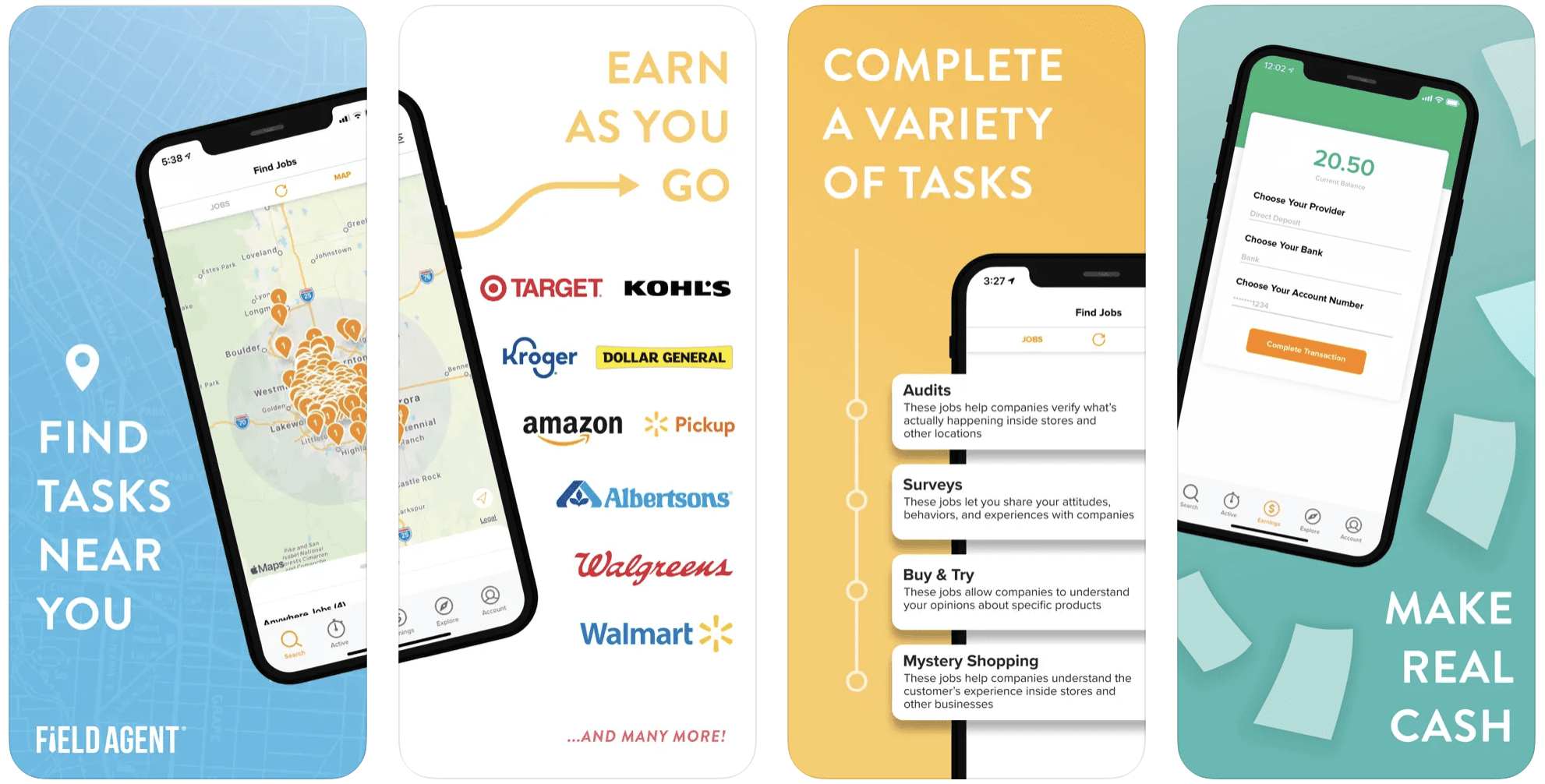 Field agent on the iOS app store.