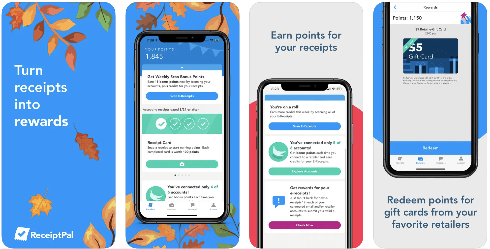 Receipt Pal on iOS.