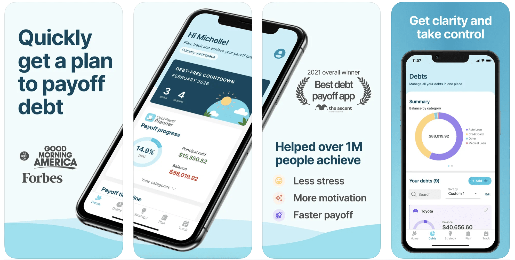 Debt Payoff Planner iOS