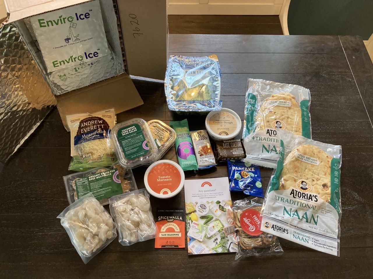 Hungryroot Delivery Box Contents