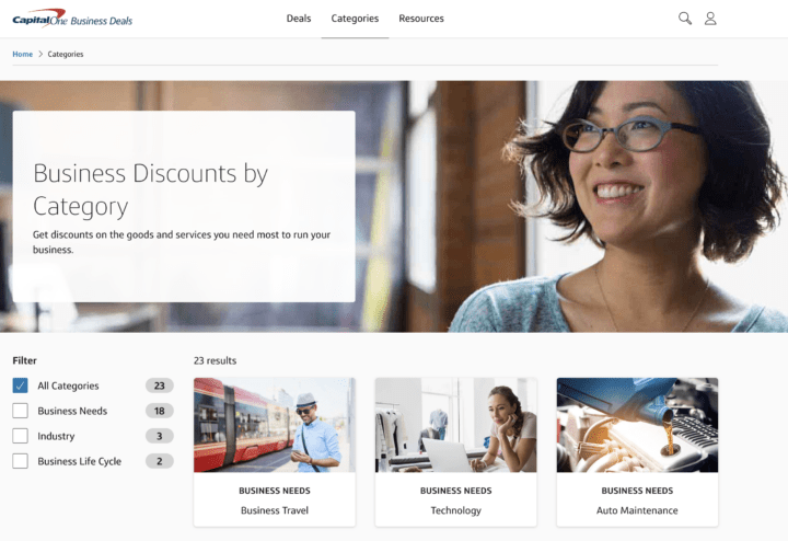 Capital One Business Deals Featured