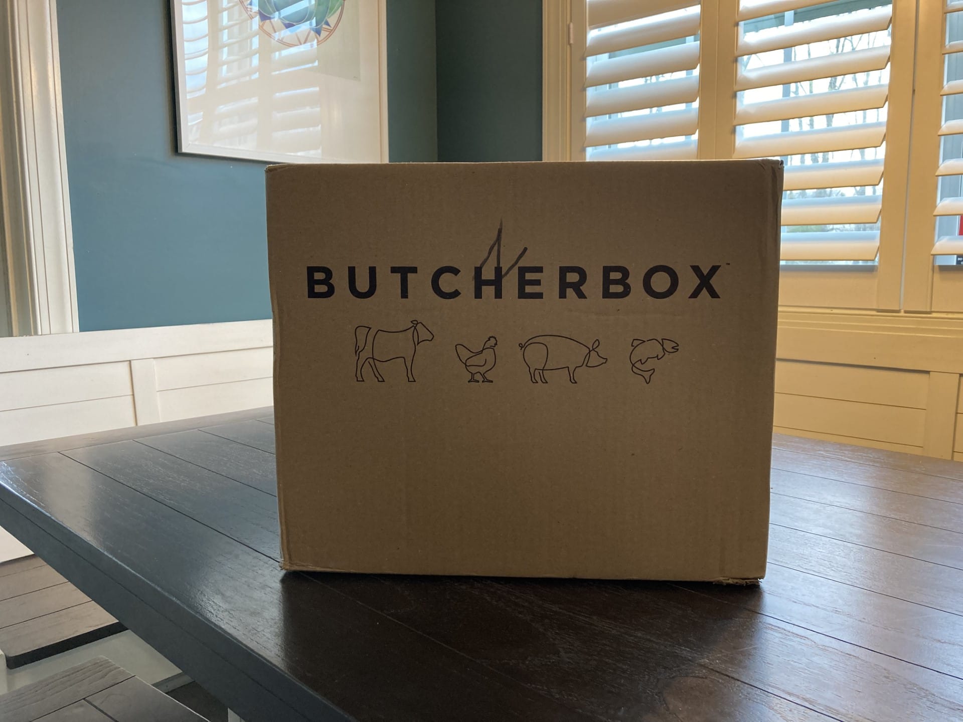 Outside of the ButcherBox box