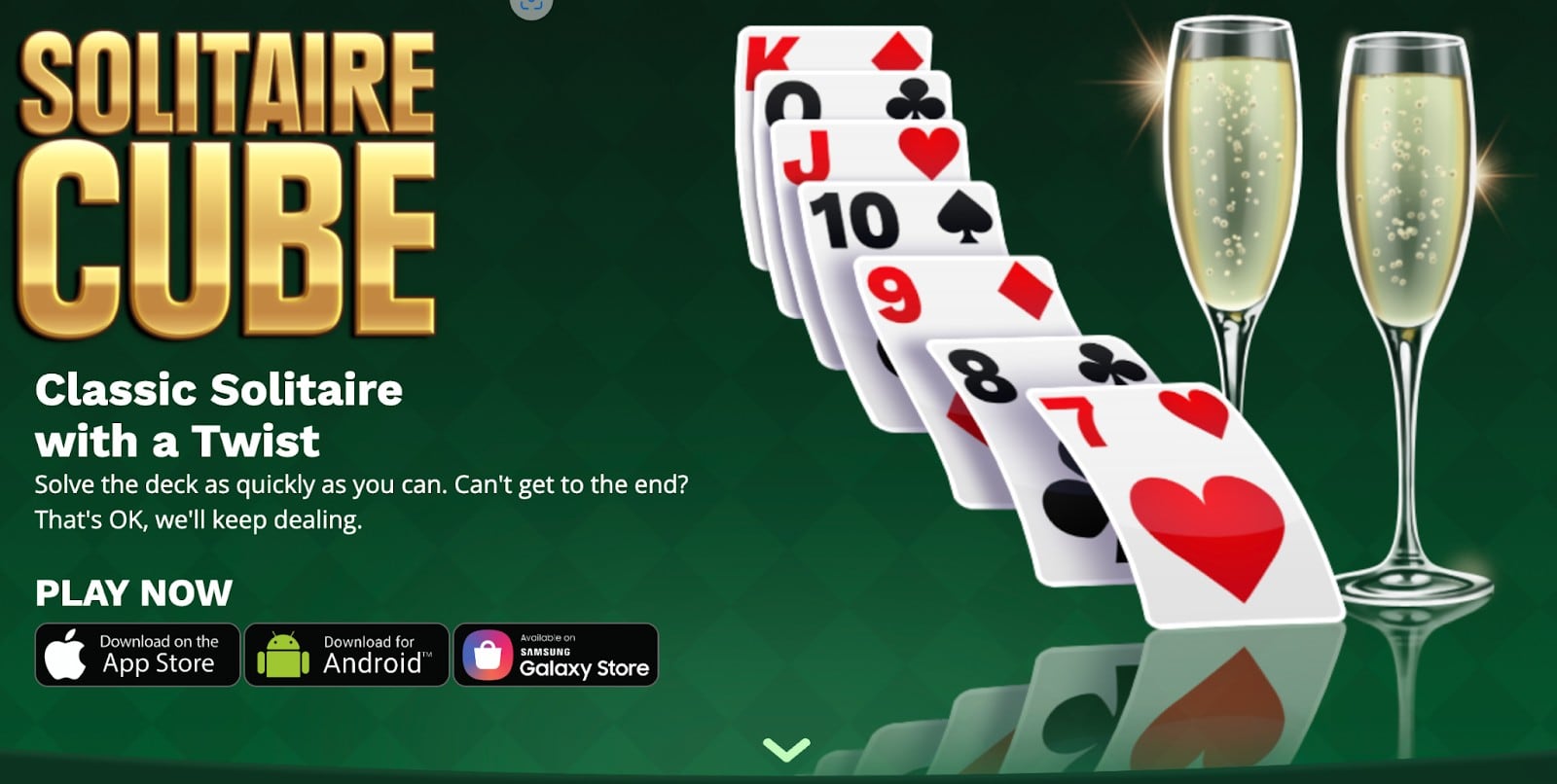 Solitaire Cube screenshot.