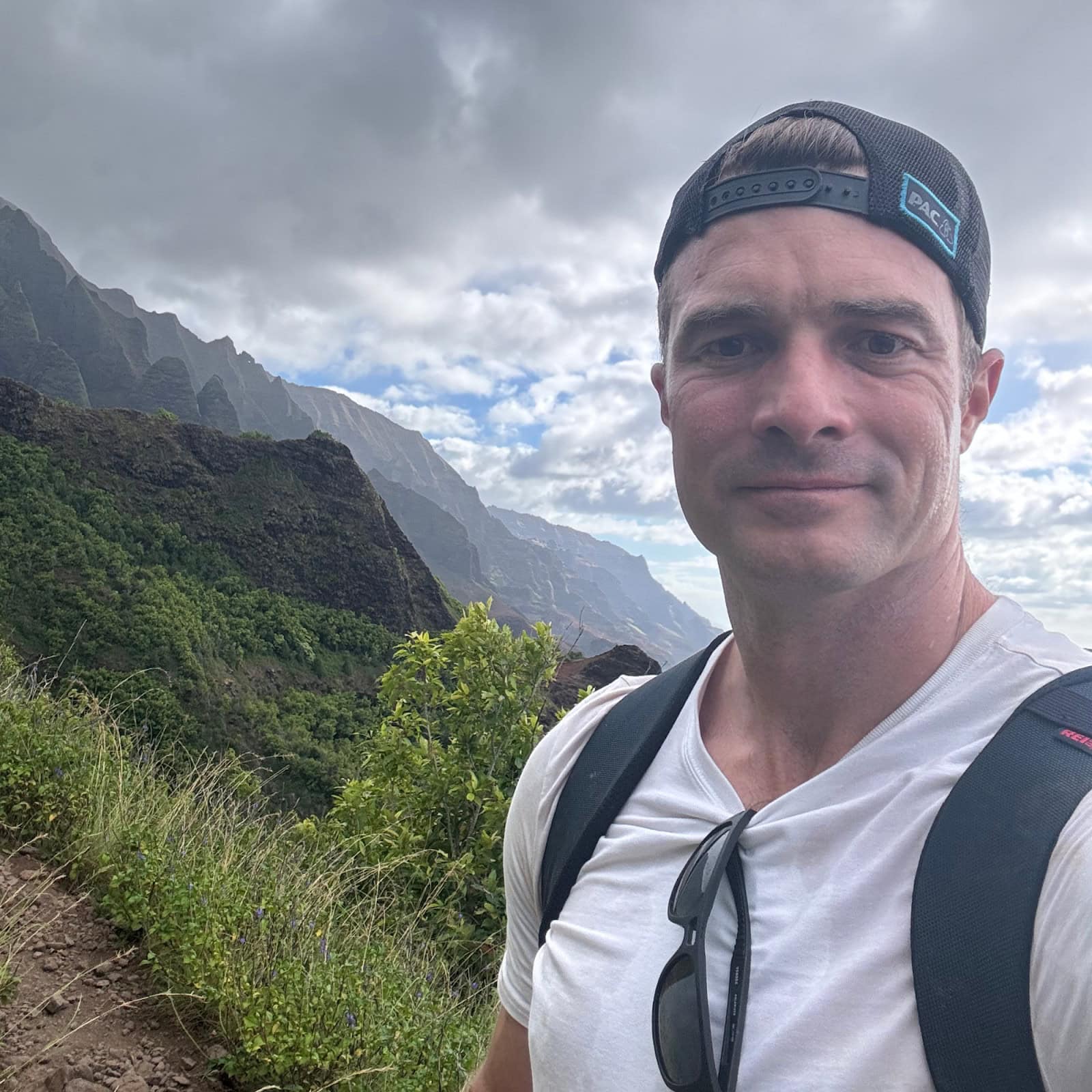 The highlight of this trip for me was hiking the Kalalau Trail along the Nā Pali Coast.