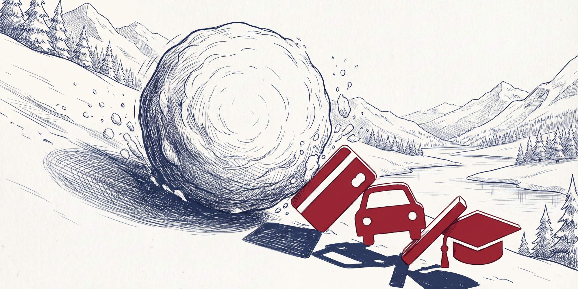 debt snowball going down hill